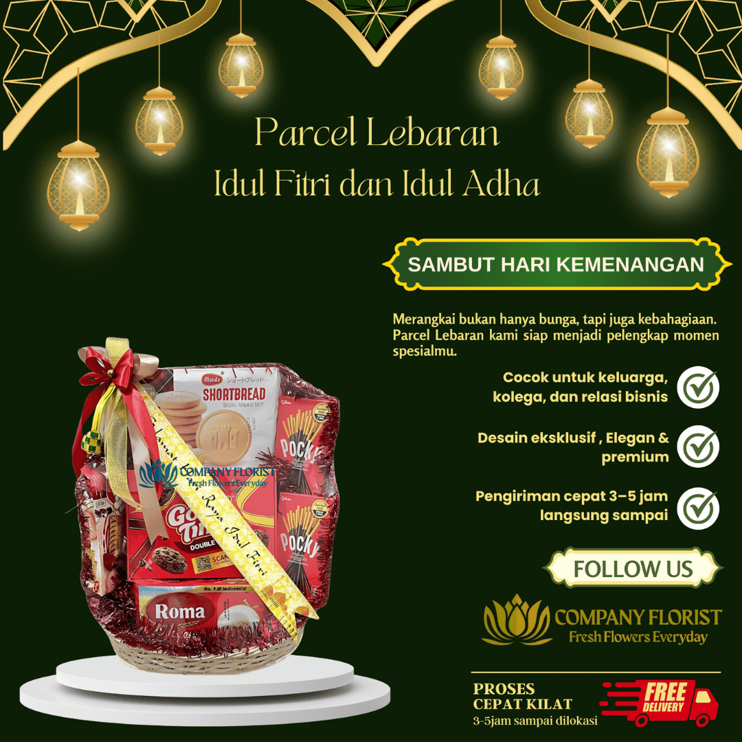Parcel Snack Lebaran Paket Lengkap untuk Hampers